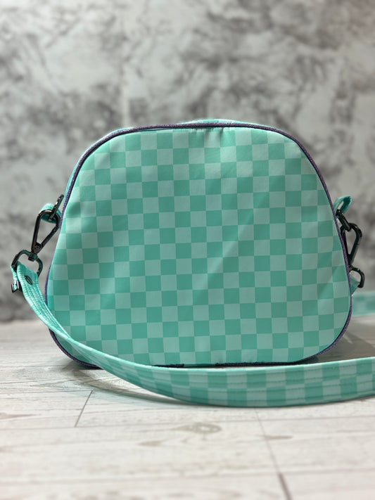 Checkered Eldritch Crossbody Bag