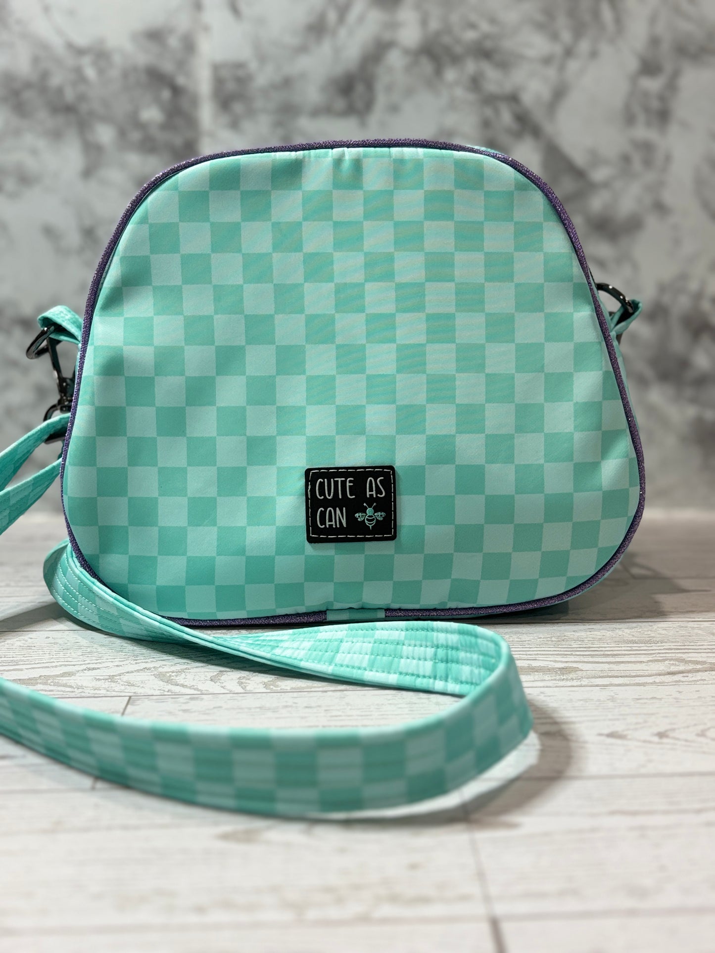 Checkered Eldritch Crossbody Bag